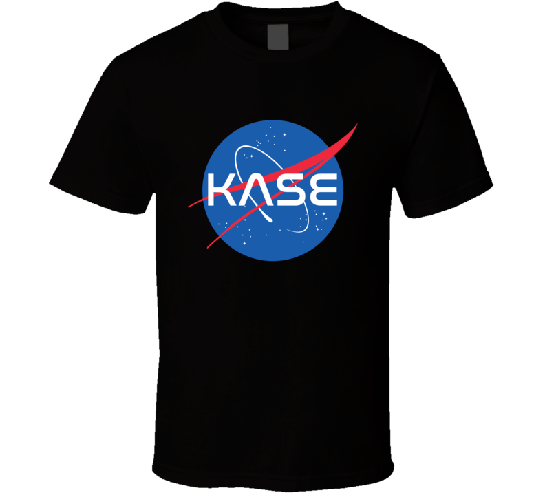 Kase NASA Logo Your Name Space Agency T Shirt