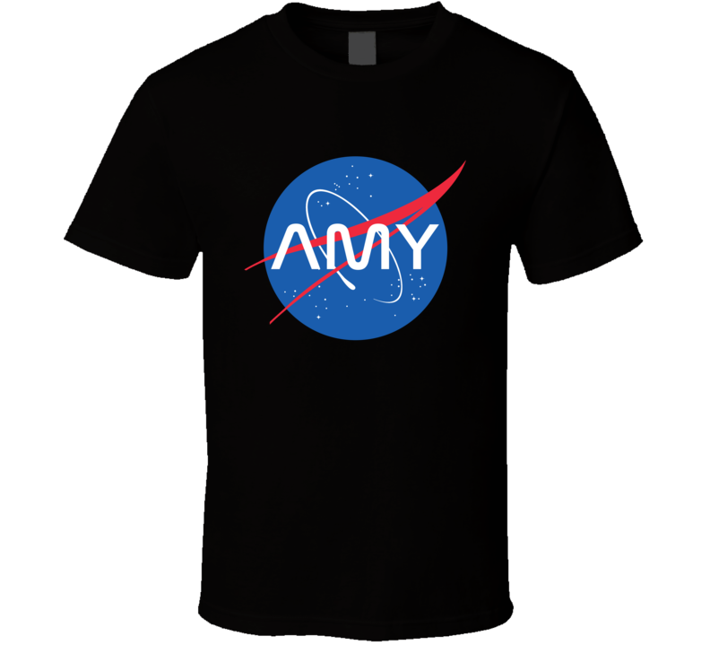 Amy NASA Logo Your Name Space Agency T Shirt