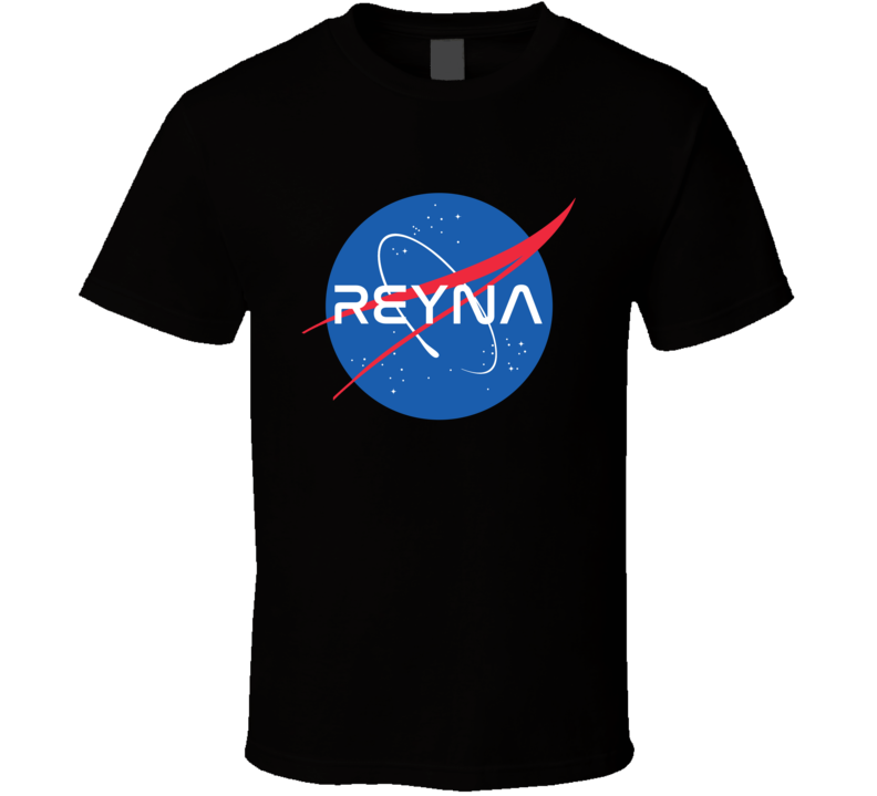 Reyna NASA Logo Your Name Space Agency T Shirt