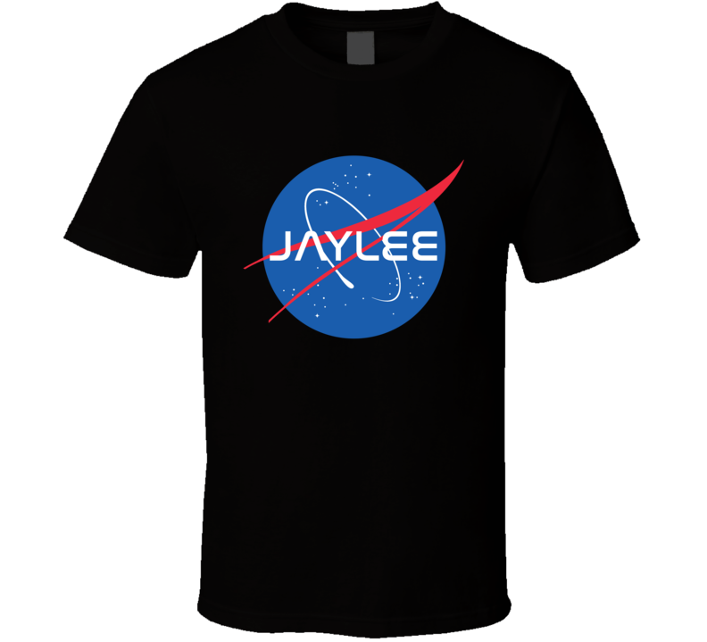 Jaylee NASA Logo Your Name Space Agency T Shirt