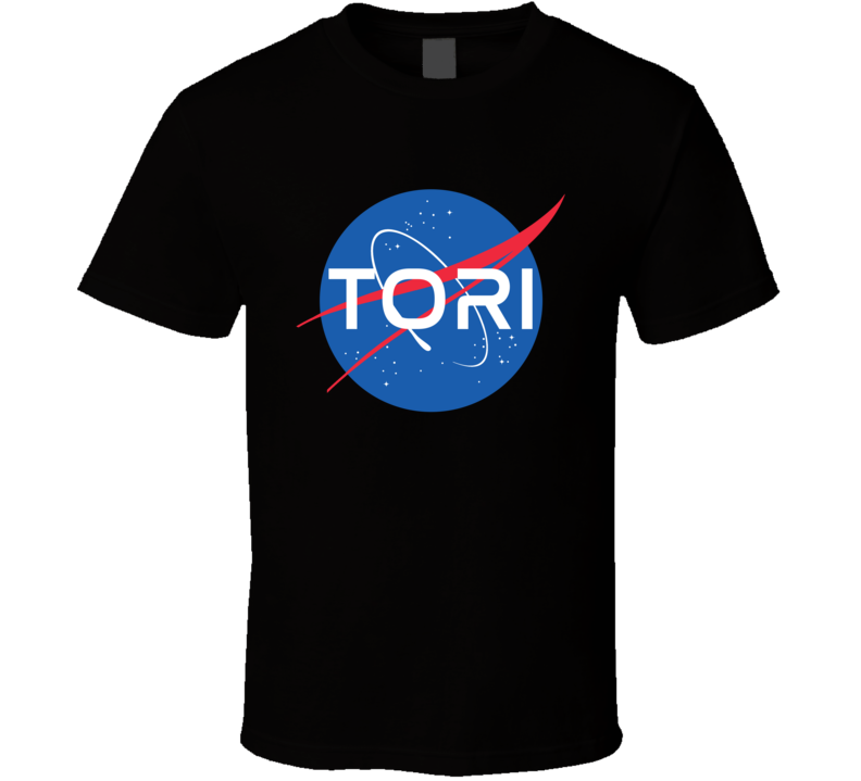 Tori NASA Logo Your Name Space Agency T Shirt