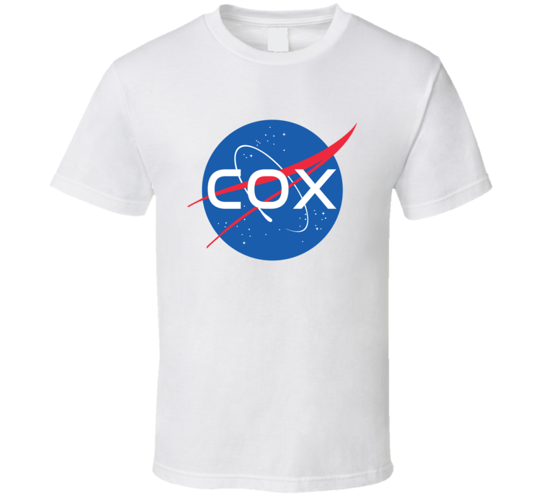 COX NASA Logo Your Last Name Space Agency T Shirt