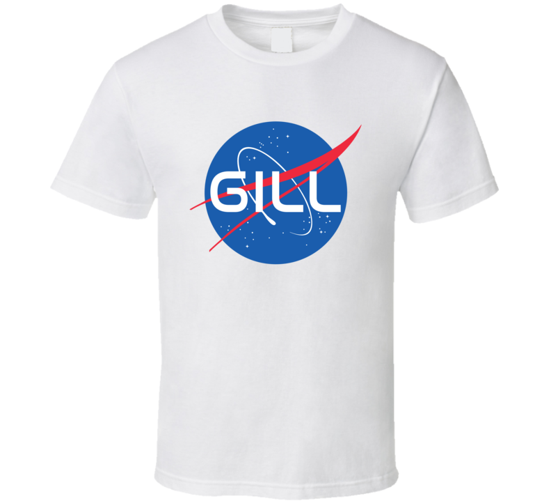 GILL NASA Logo Your Last Name Space Agency T Shirt