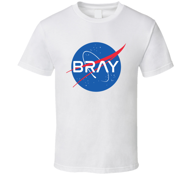 BRAY NASA Logo Your Last Name Space Agency T Shirt