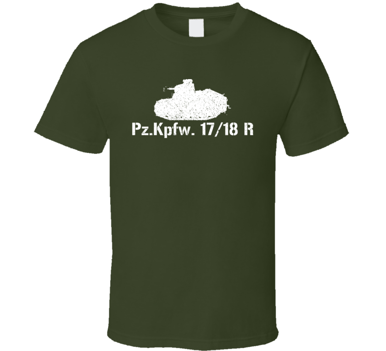 Germany Light Tank Pz.Kpfw. 17/18 R Military T Shirt