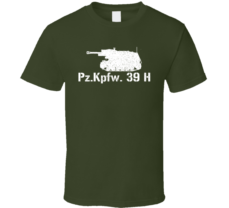 Germany Light Tank Pz.Kpfw. 39 H Military T Shirt