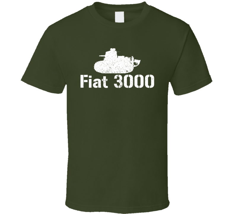 Italy Light Tank Fiat 3000 Military T Shirt