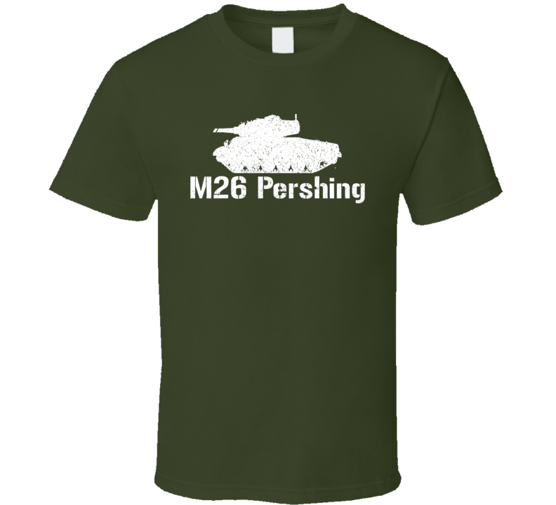 United States Heavy Tank M26 Pershing Military T Shirt