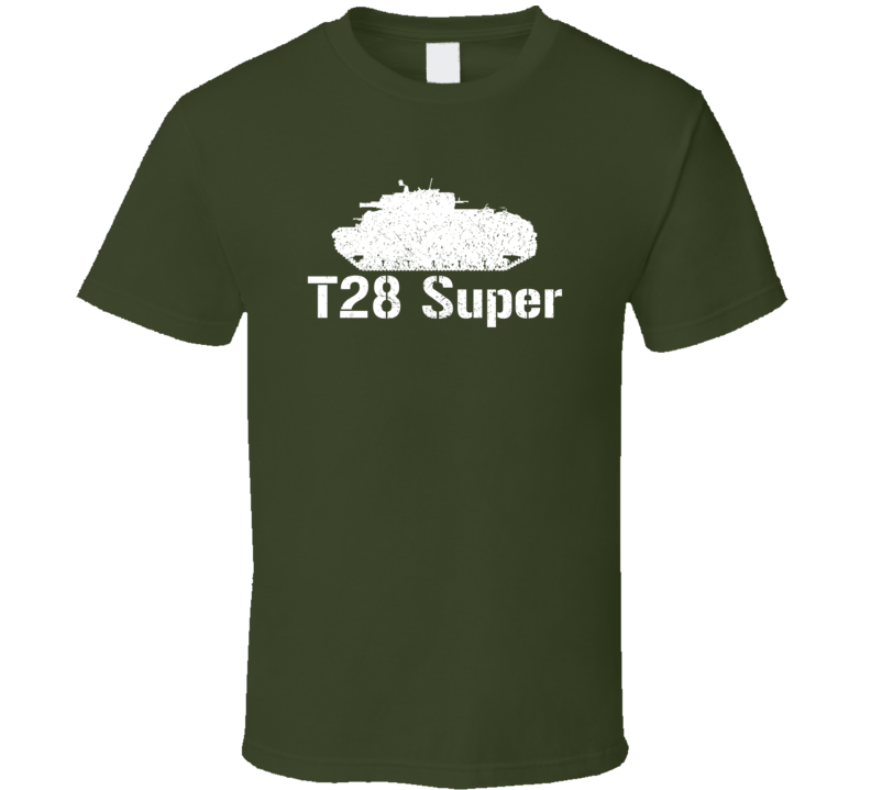 United States Heavy Tank T28 Super Military T Shirt