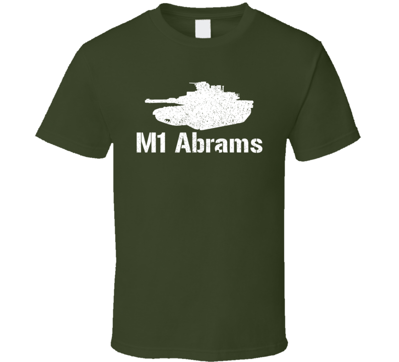 United States Heavy Tank M1 Abrams Military T Shirt