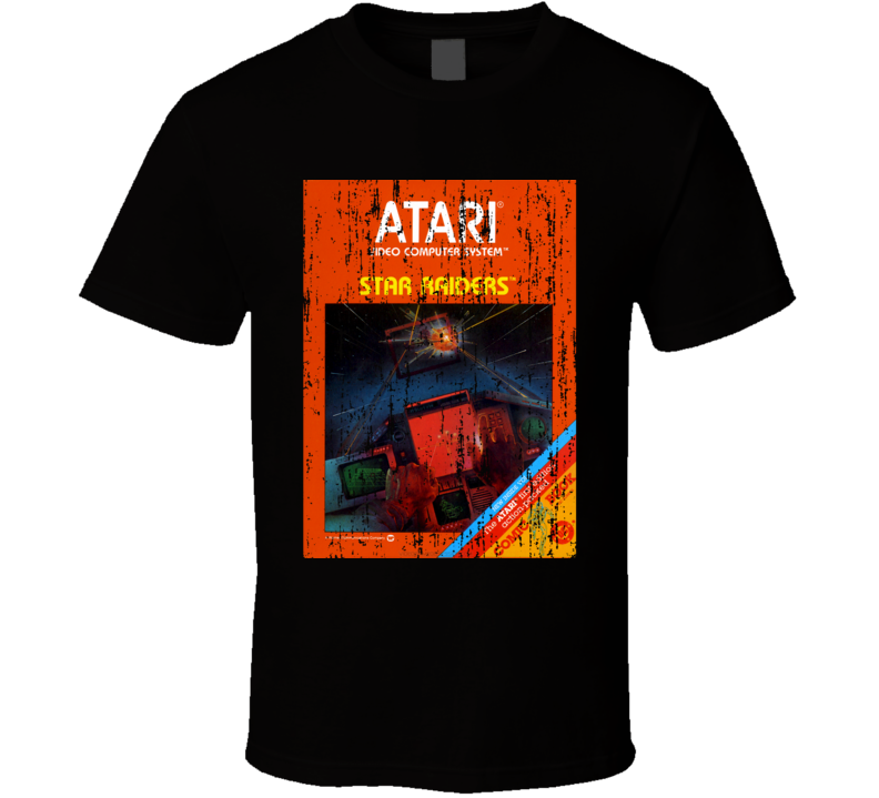 Star Riders Vintage Atari Video Game Box Cool T Shirt 