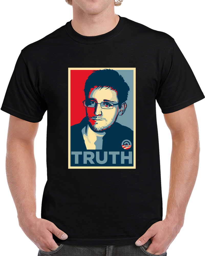 Edward Snowden Truth Hope Poster T Shirt