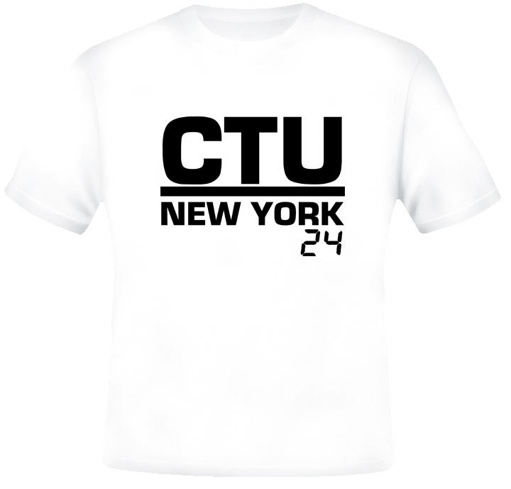 CTU Jack Bauer 24 New York Tv Show T Shirt