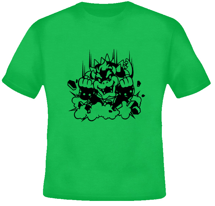 Bowser Video Game Villian T Shirt