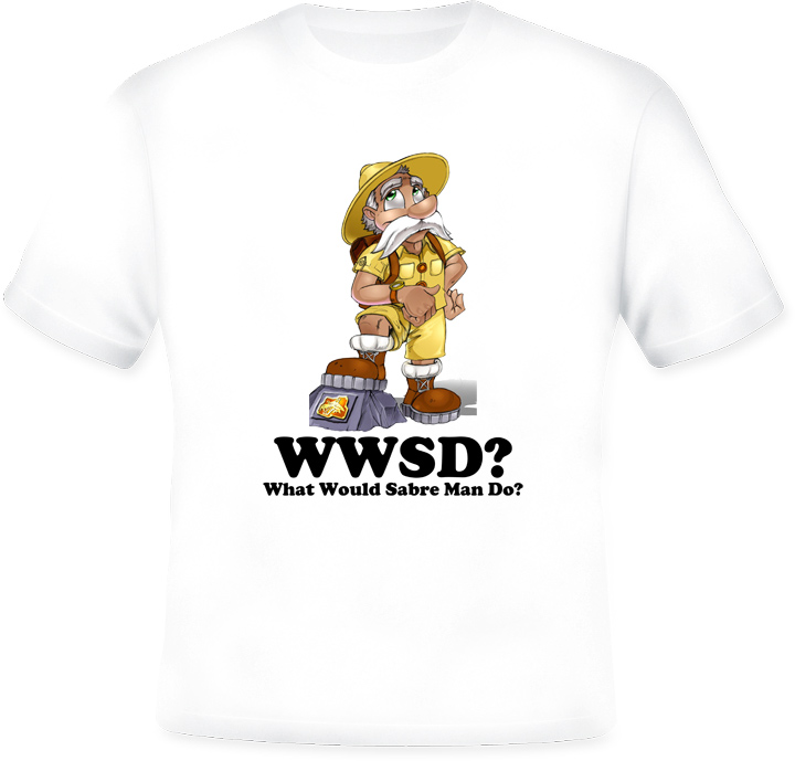 What Would Sabre Man Do T Shirt