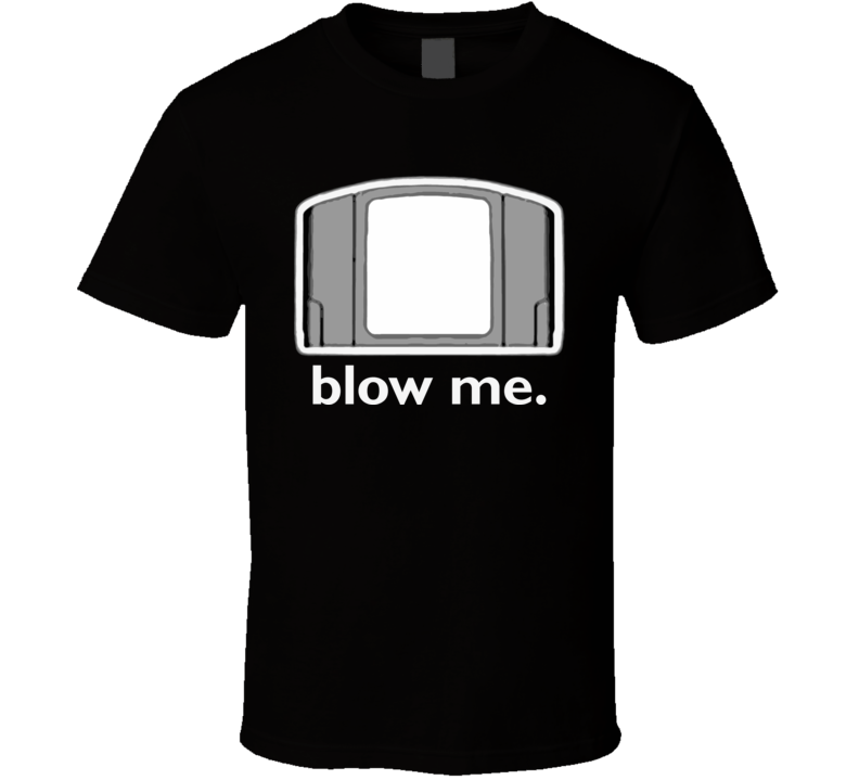 Nintendo N64 Cartridge Blow Me Funny T Shirt