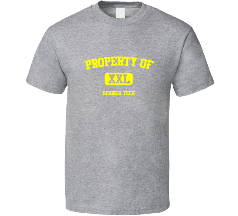 Property of GEORGIA TECH XXL Georgia Institute of Technology T Shirt