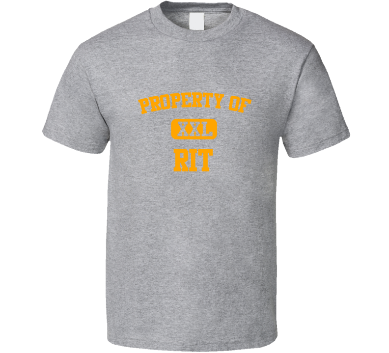 Property of RIT XXL Rochester Institute of Technology T Shirt