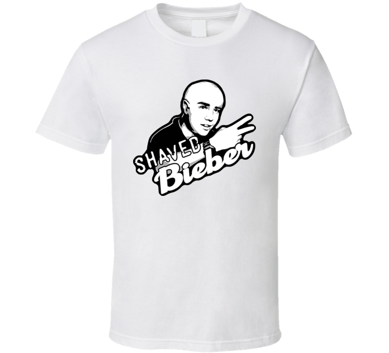 Justin Beiber Shaved Funny T Shirt