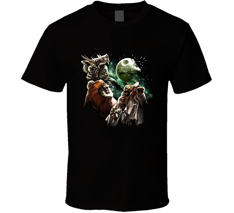 Three Wolf Moons Ewok Funny T Shirt