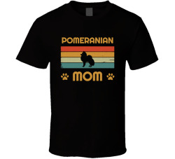 Pomeranian Mom T Shirt Popular Dog Breed Mothers Day Gift Present For Women