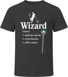 Wizard Definition Funny RPG Role Playing Game T Shirt