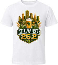 Milwaukee 26.2 Brew City Marathon T Shirt
