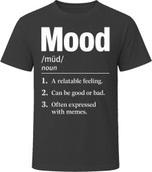 Mood Definition Funny Gen Z Gift T Shirt