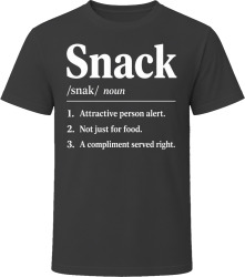 Snack Definition Funny Gen Z Gift T Shirt
