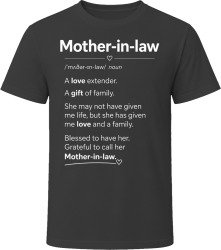 Mother-in-law Definition Caring Gift T Shirt