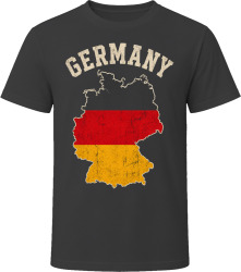 Germany Flag Map Travel Adventure Lover Gift T Shirt