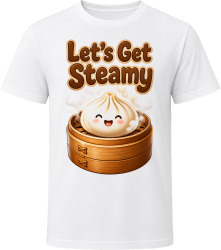 Let's Get Steamy. Dumpling Illustration T Shirt