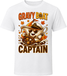 Gravy Boat Captain. Humorous Thanksgiving T Shirt
