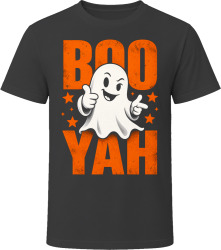 Boo Yah. Ghostly Humor Design T Shirt