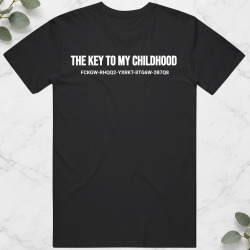 The Key To My Childhood Funny Retro Xp Computer Nerd T Shirt