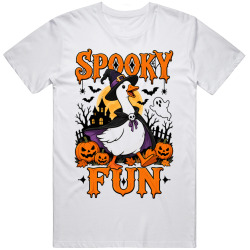 Goose with a Halloween Costume. Spooky Fun T Shirt Goose with a Halloween Costume. Spooky Fun T Shirt