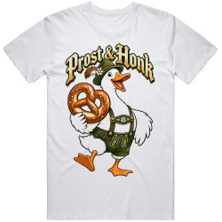 Goose with a Pretzel. Oktoberfest Fun T Shirt Goose with a Pretzel. Oktoberfest Fun T Shirt