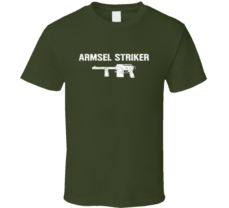 Armsel Striker Shotgun Military Distressed T Shirt