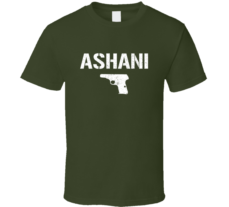 Ashani Pistol Military Distressed T Shirt