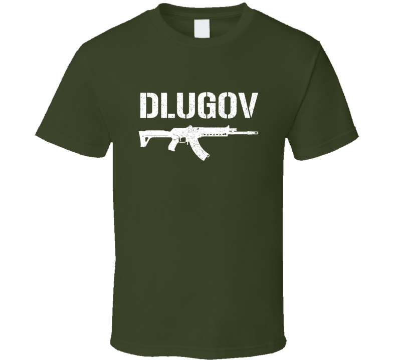 Dlugov Rifle Military Distressed T Shirt