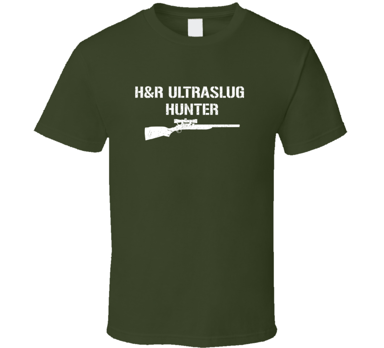 Hr Ultraslug Hunter Shotgun Military Distressed T Shirt