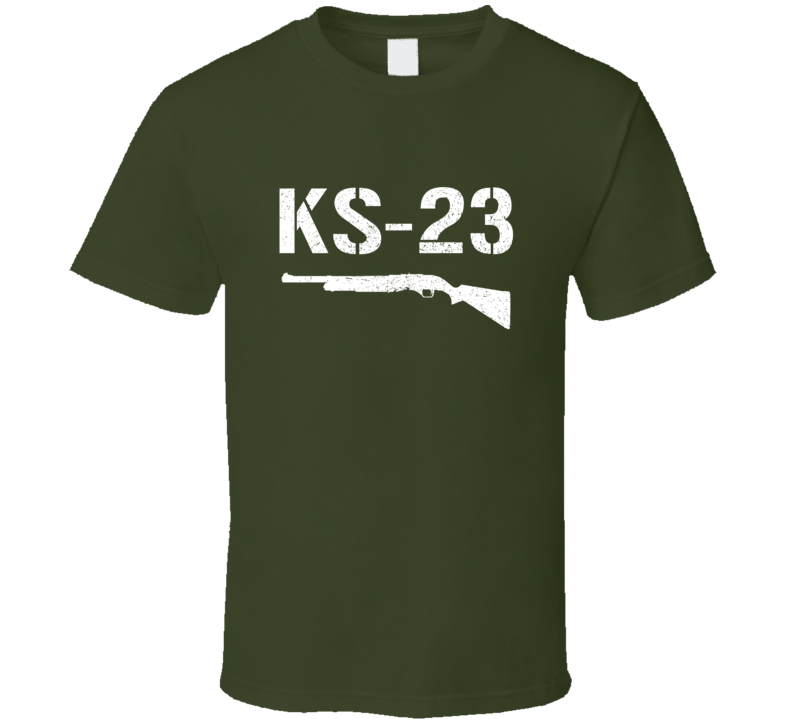 Ks23 Shotgun Military Distressed T Shirt