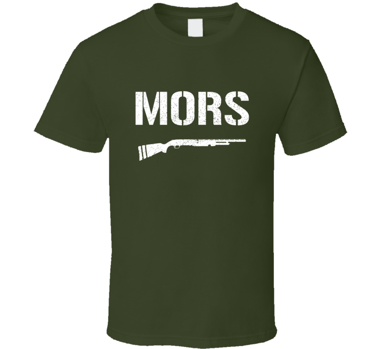 Mors Shotgun Military Distressed T Shirt