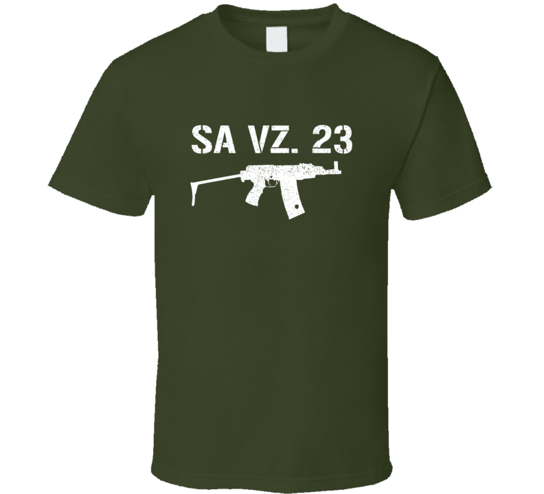 Sa Vz 23 Rifle Military Distressed T Shirt