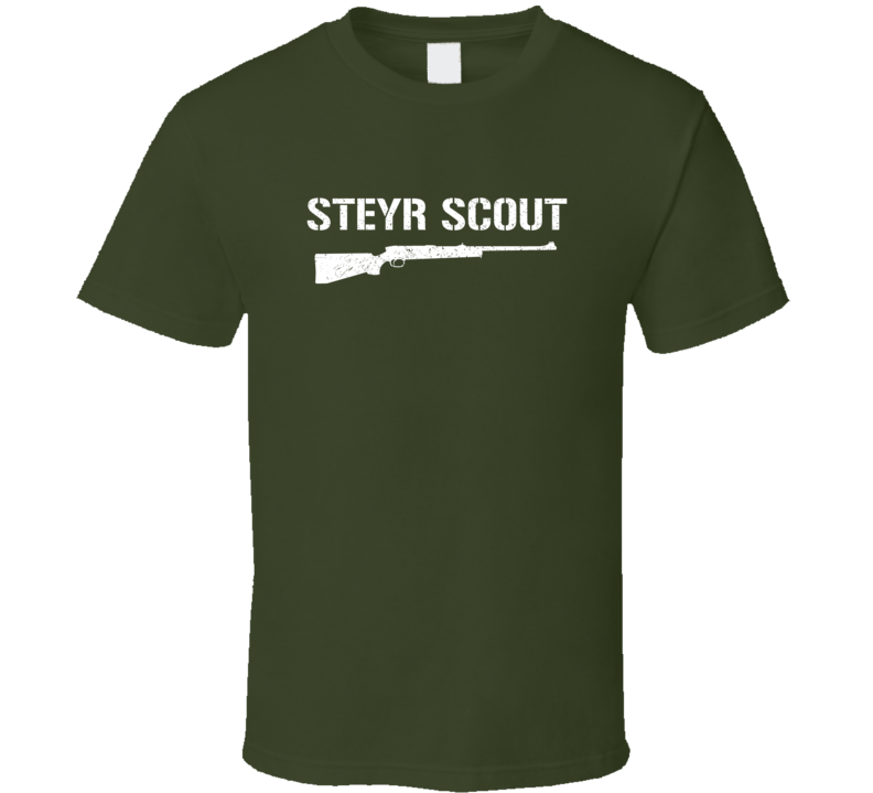 Steyr Scout Sniper Rifle Military Distressed T Shirt