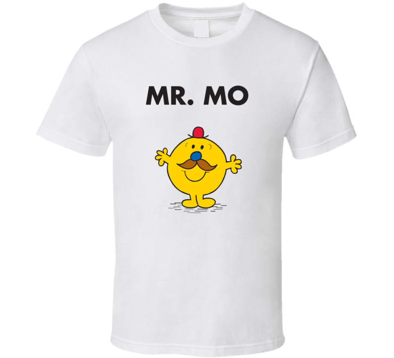 Mr Mo Character From Mr Men Book Series Fan T Shirt