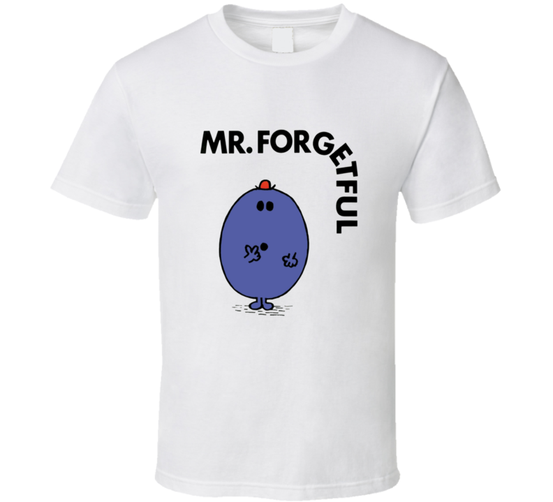 Mr Forgetful Character From Mr Men Book Series Fan T Shirt