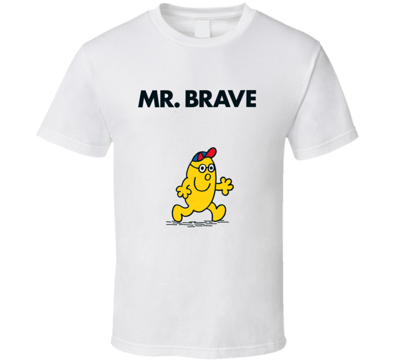 Mr Brave Character From Mr Men Book Series Fan T Shirt