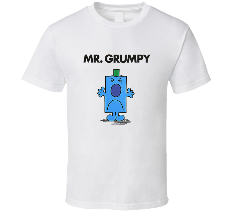 Mr Grumpy Character From Mr Men Book Series Fan T Shirt