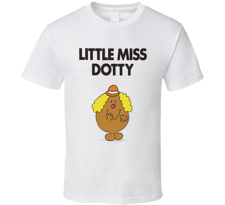 Little Miss Dotty Character From Little Miss Book Series Fan T Shirt